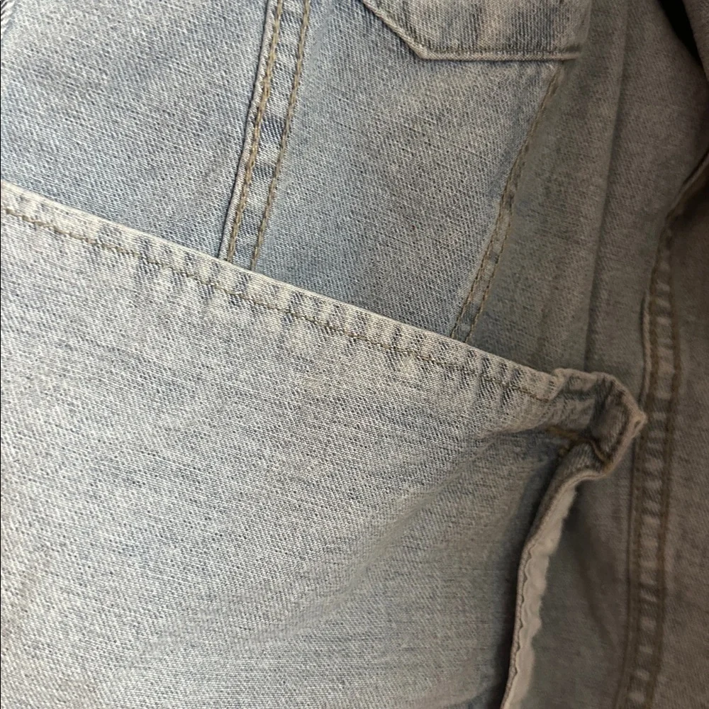 Elia Cher Classic Denim fringe Jacket xl - Picture 4 of 8